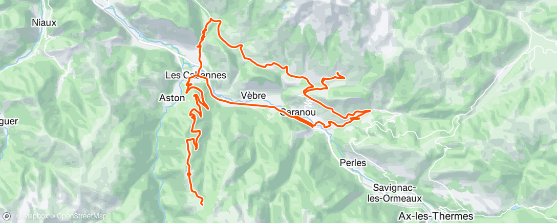 Carte de l'activité