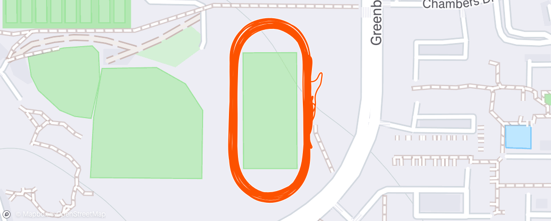 Map of the activity, Morning Run