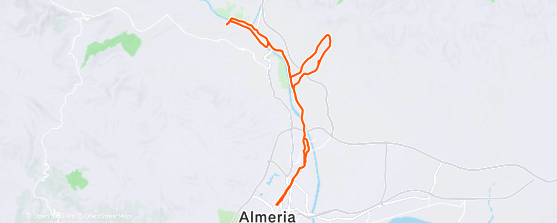 Map of the activity, Morning Ride