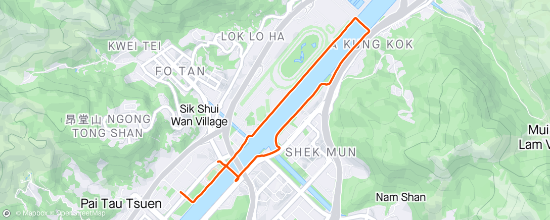 Map of the activity, Afternoon Run - 6km in the hood