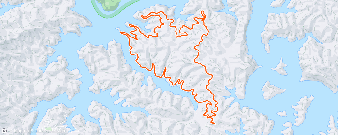 Map of the activity, Tsali Left Loop