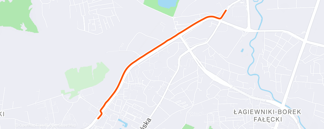 Map of the activity, Morning Walk