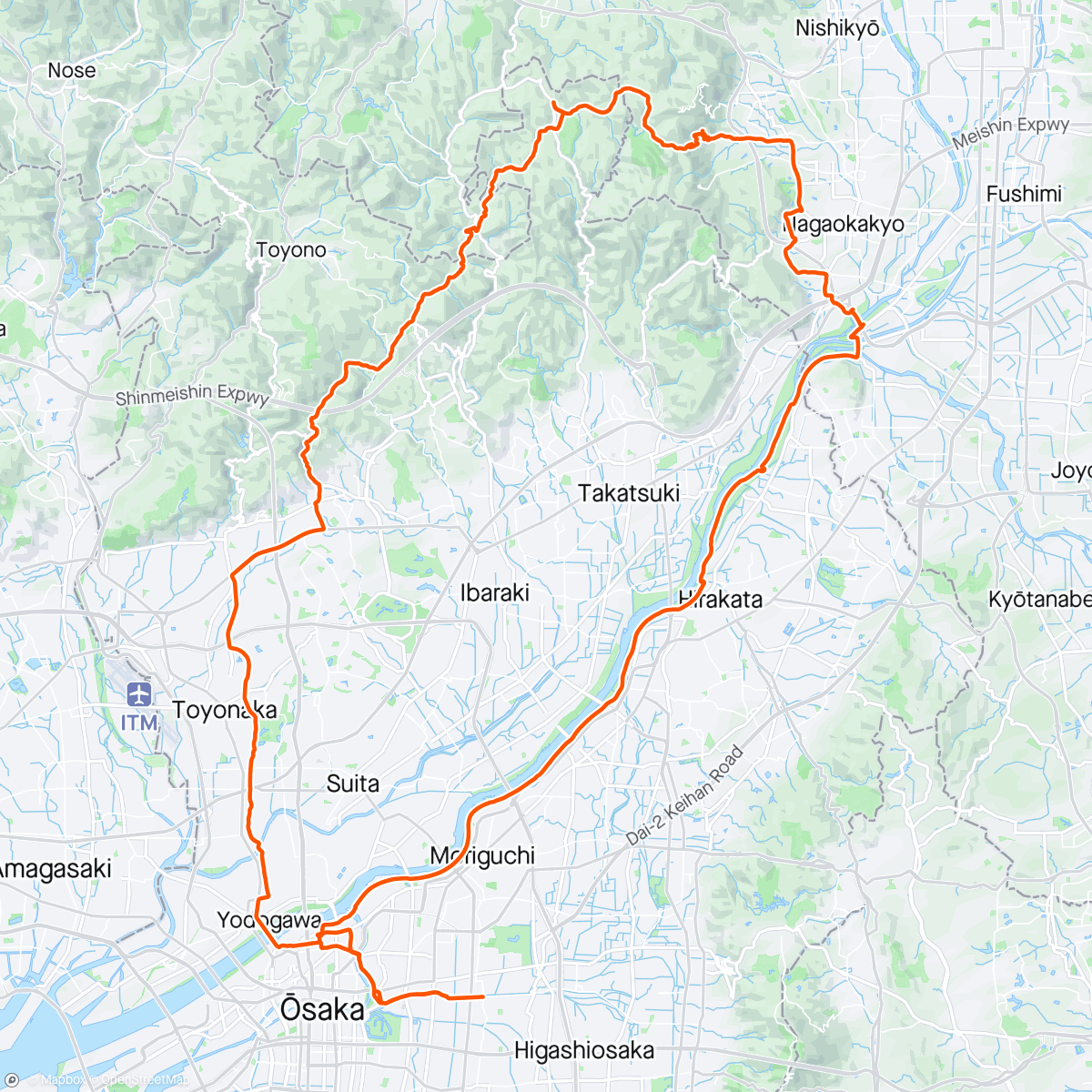 Map of the activity, PAS NORMAL STUDIOS GROUP RIDE /May