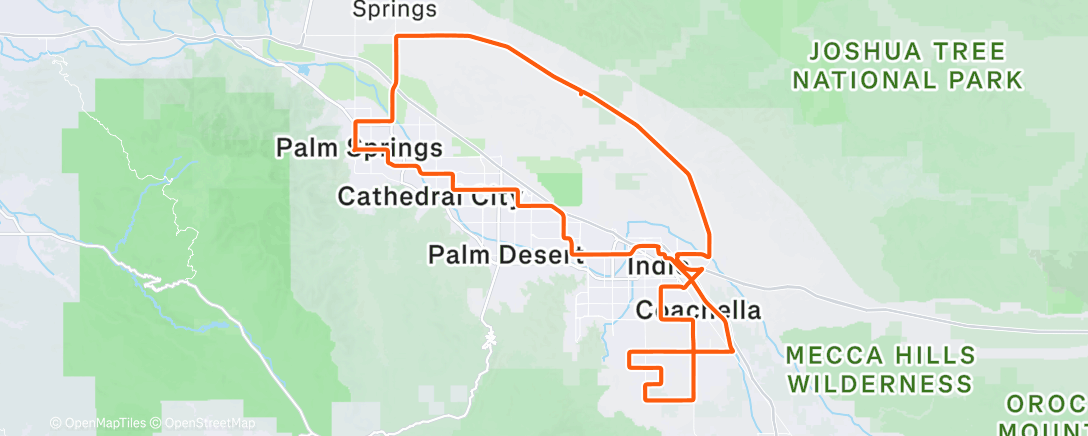 Map of the activity, Morning Ride