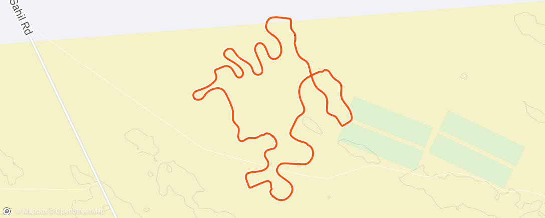 Map of the activity, Afternoon Ride