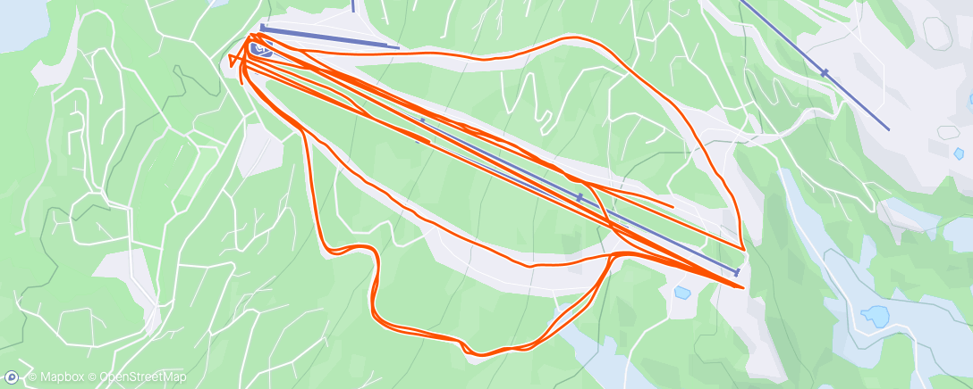 Mapa de la actividad, Lunch Alpine Ski
