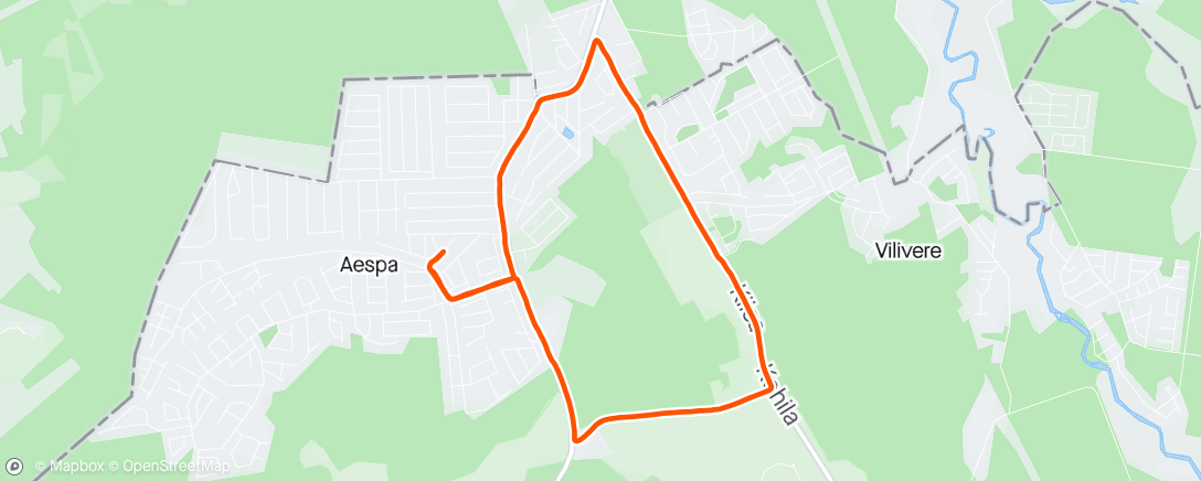 Map of the activity, Interval work