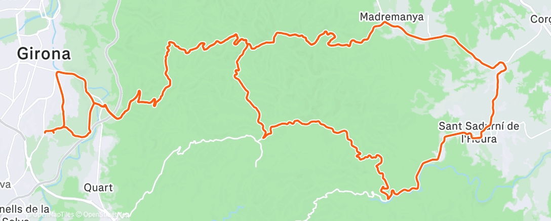 Map of the activity, Waking up again