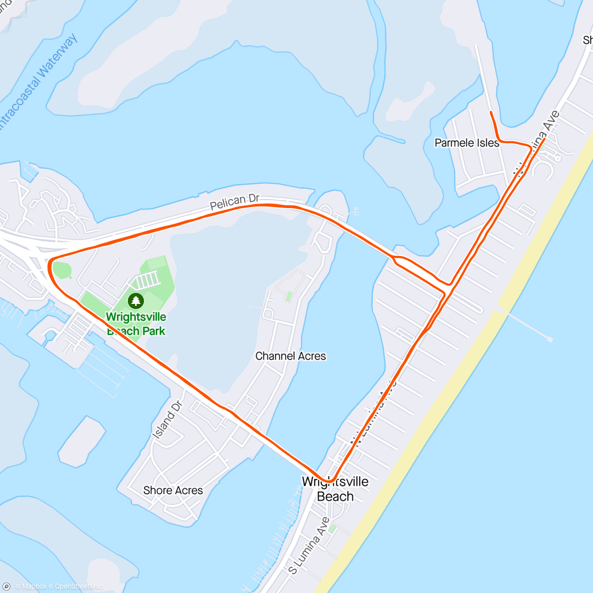 Map of the activity, Looping
