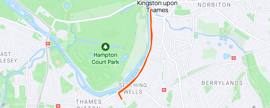 Map of the activity, Kingston