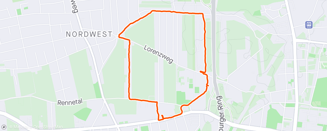 Карта физической активности (Spaziergang am Mittag)