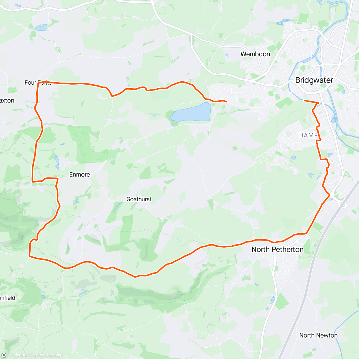 Mapa da atividade, Second hilly ride on new toy, with assistance