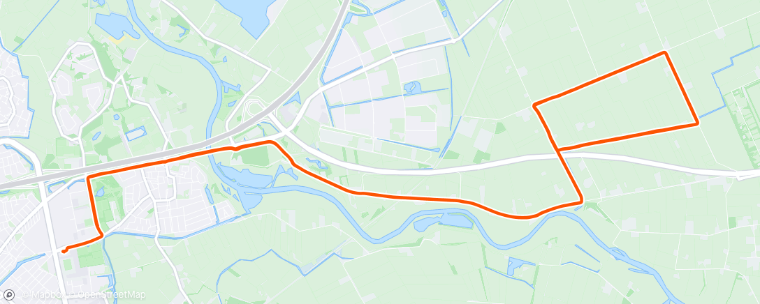 Map of the activity, Morning Ride