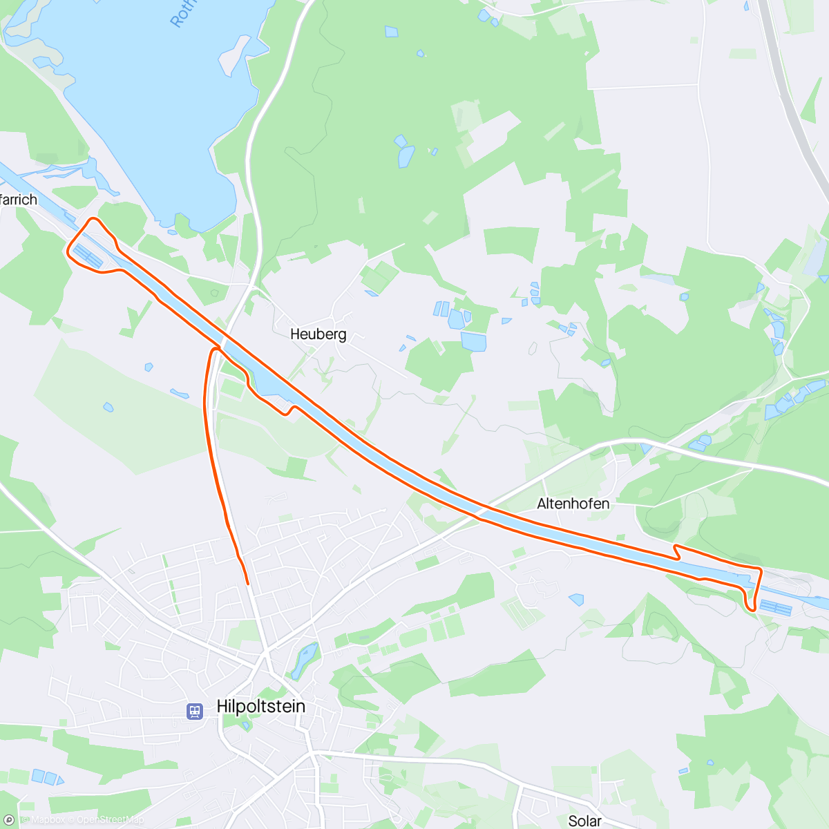 Map of the activity, Kölsche Meile 🙂