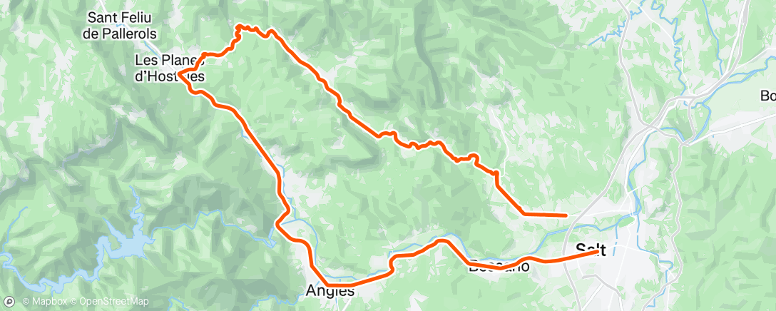 Map of the activity, Morning Ride