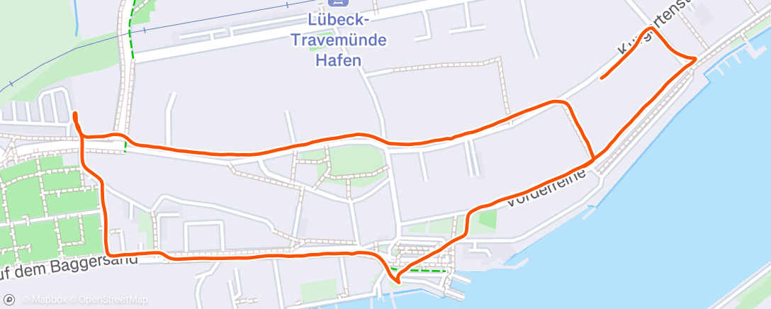 Map of the activity, Spaziergang am Morgen