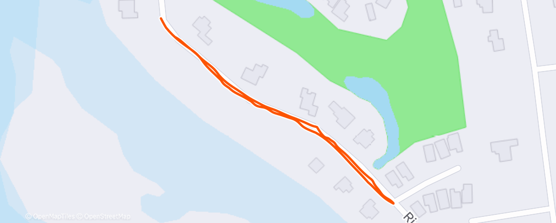 Map of the activity, Morning Walk