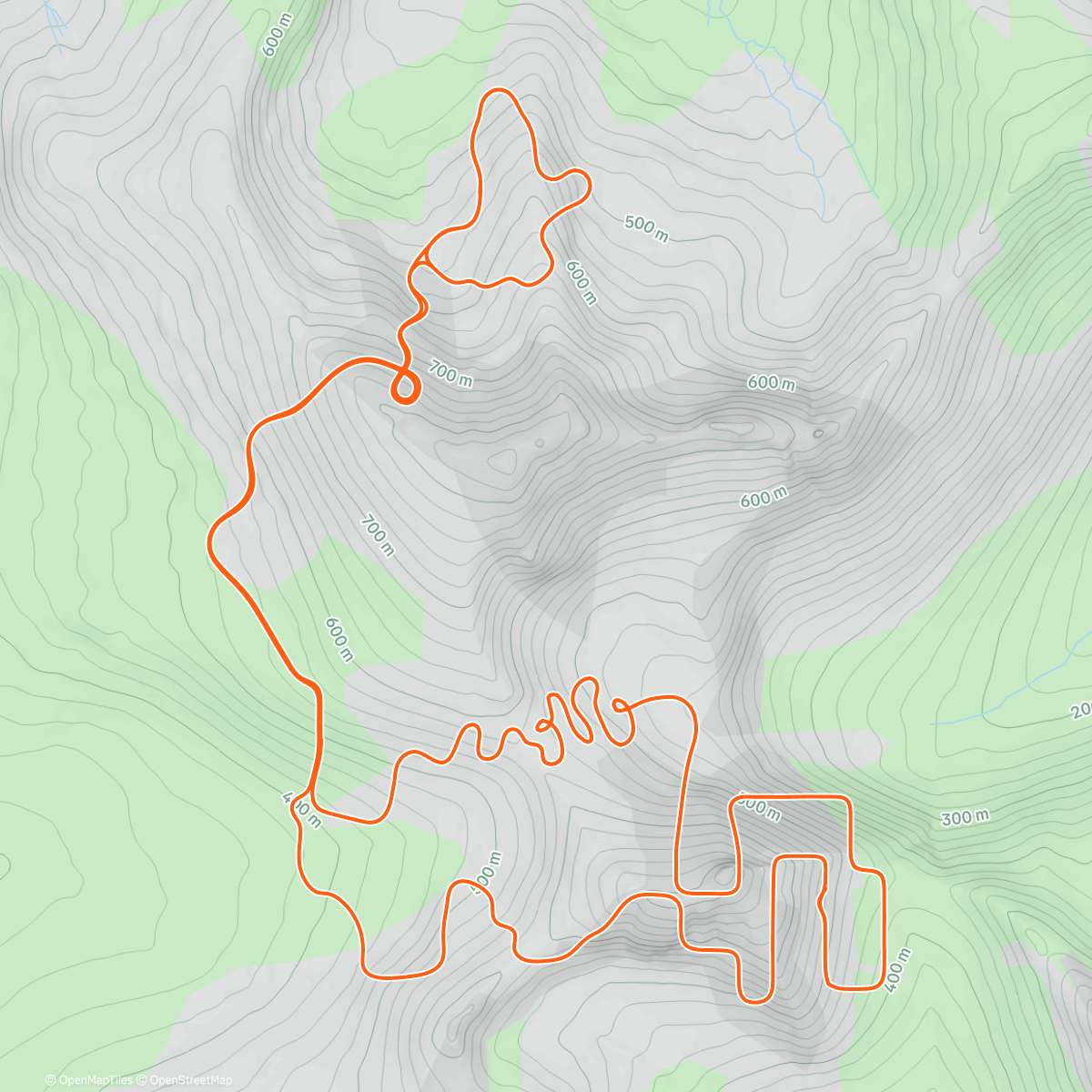 Map of the activity, Zwift - Scotland