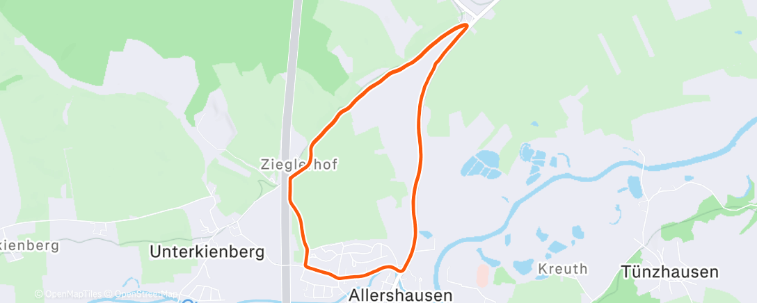 Carte de l'activité Vorbereitung auf die Marathonvorbereitung