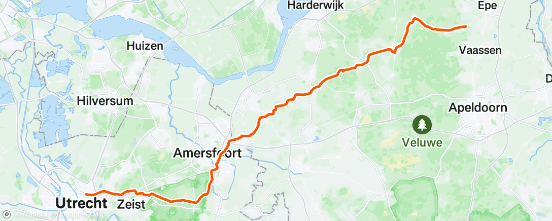 Map of the activity, Durch gelobte Land des Fahrradfahrens