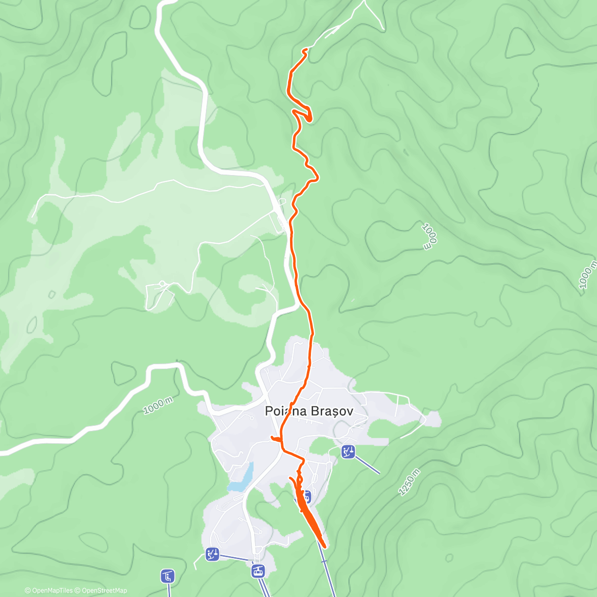 Карта физической активности (Morning Snowboard)