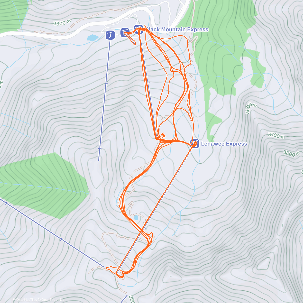 Карта физической активности (ABasin #2: Spacin at ABasin)