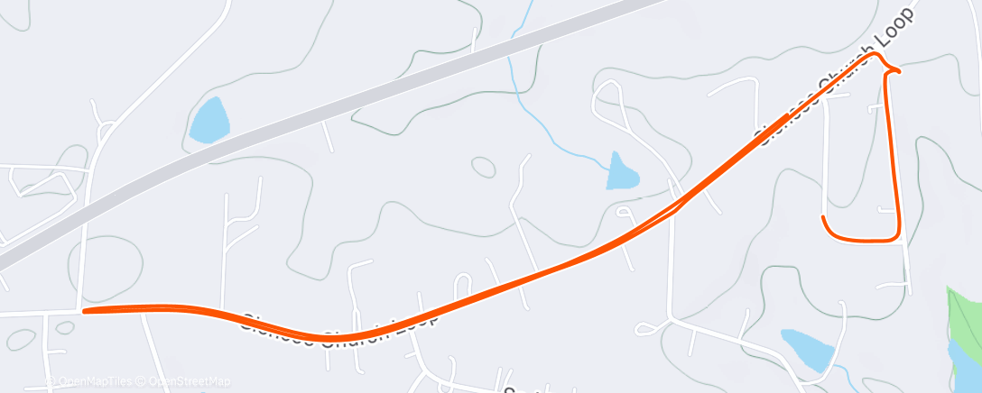 Map of the activity, Morning Walk