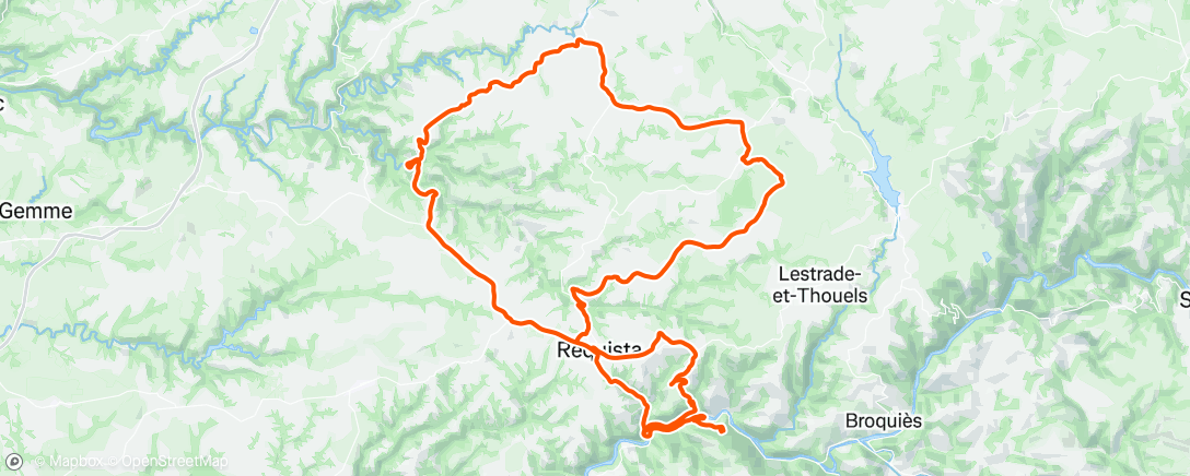 Carte de l'activité