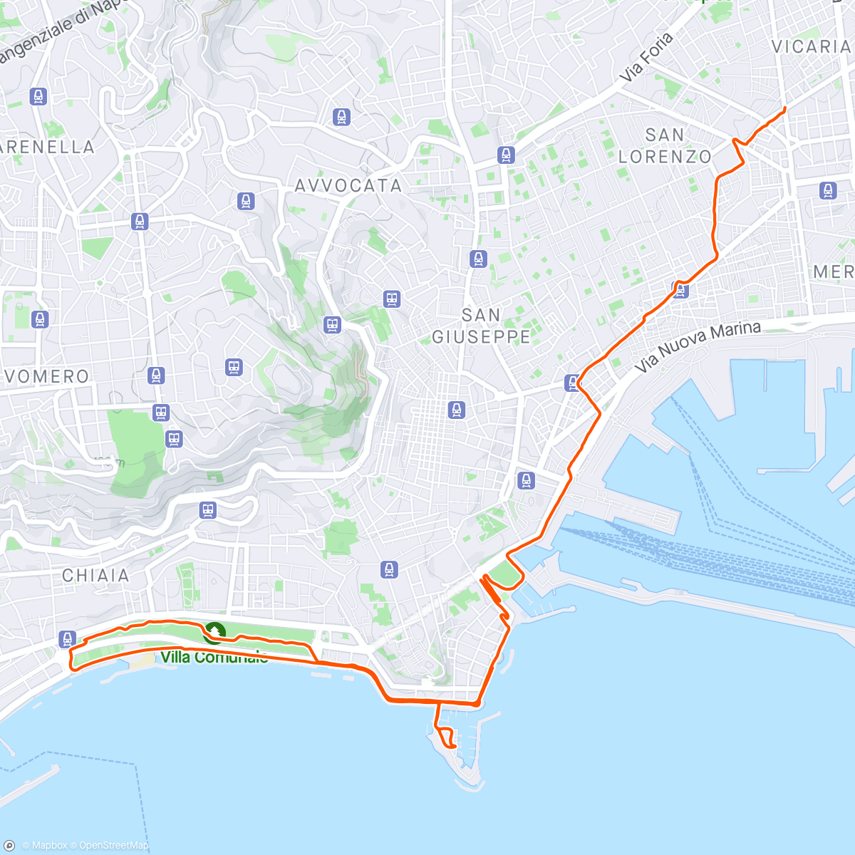 Map of the activity, Lil Napoli Tourist 10k 🇮🇹🍕