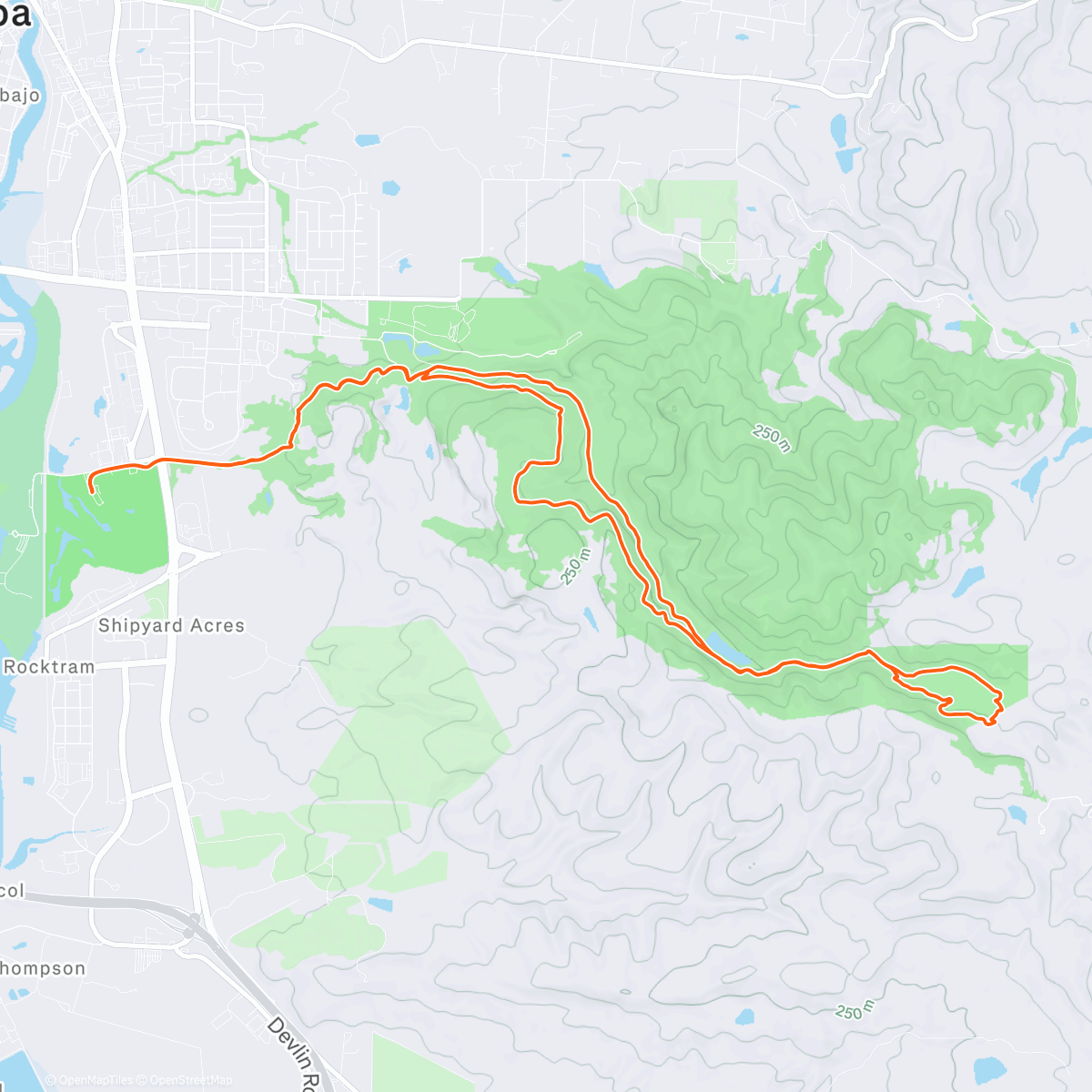Map of the activity, I feel lucky having Skyline close by…