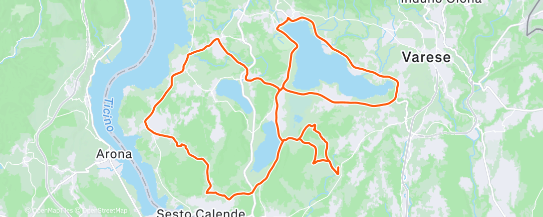 Map of the activity, Relax … ma con Tainenberg