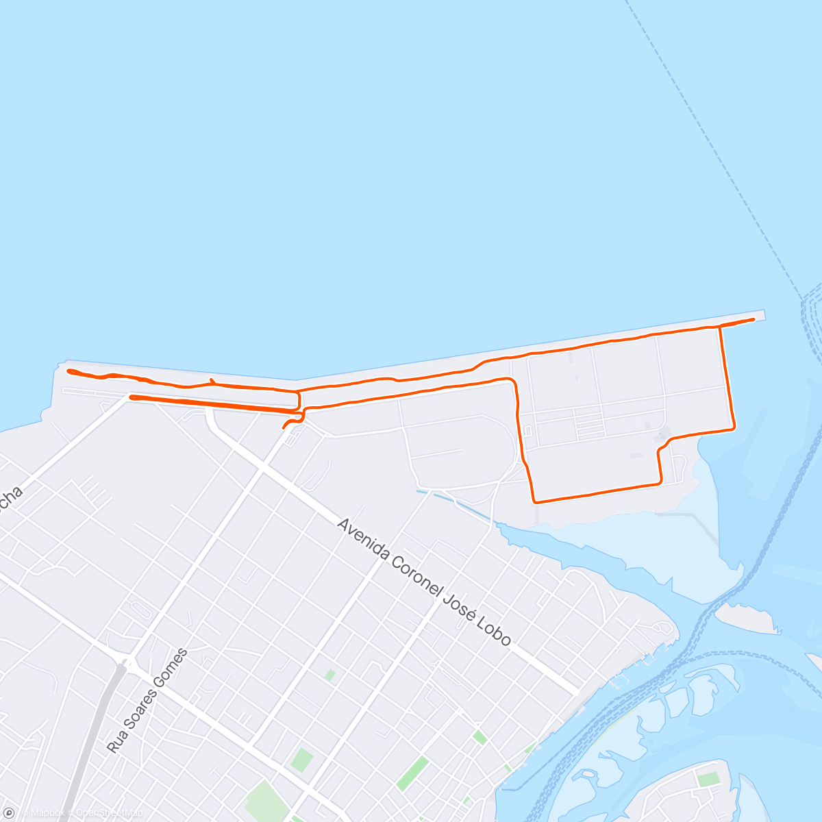 「10k Porto Paranaguá」活動的地圖