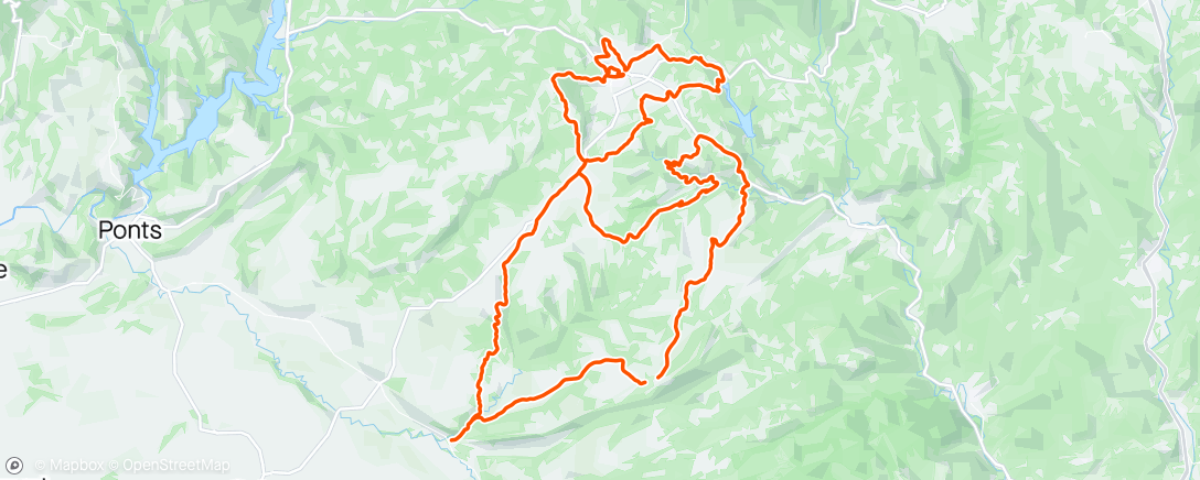 Map of the activity, Pinós Roubaix 95% amb la Sònia, en Jordà i l'Emili