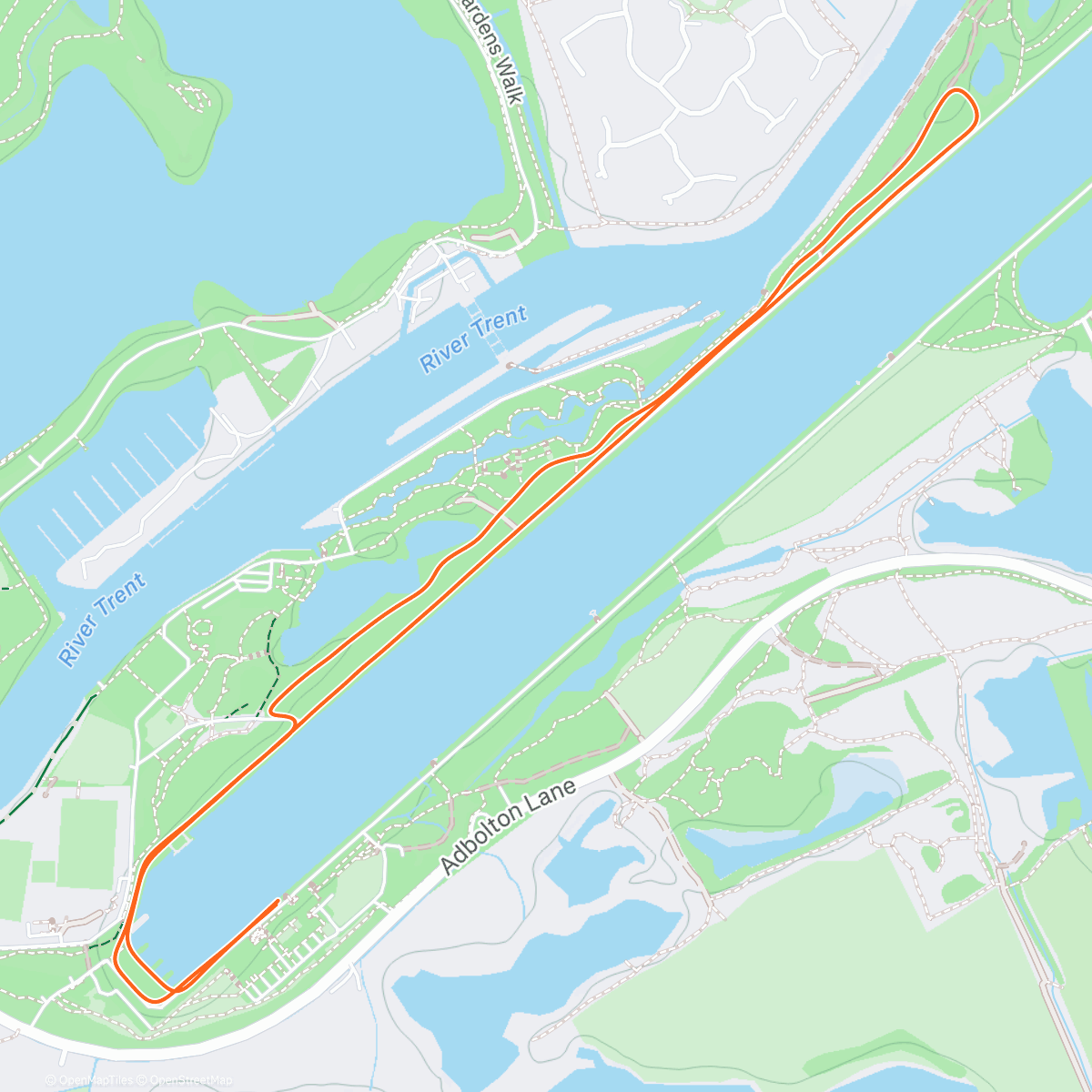 Карта физической активности (HPRC Christmas Relays)