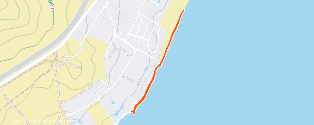 Map of the activity, Sessione di trail running mattutina