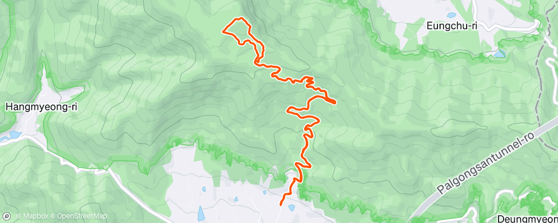 Map of the activity, 가산산성