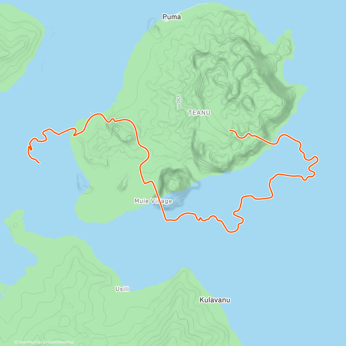 Map of the activity, Zwift - Big Flat 8 in Watopia