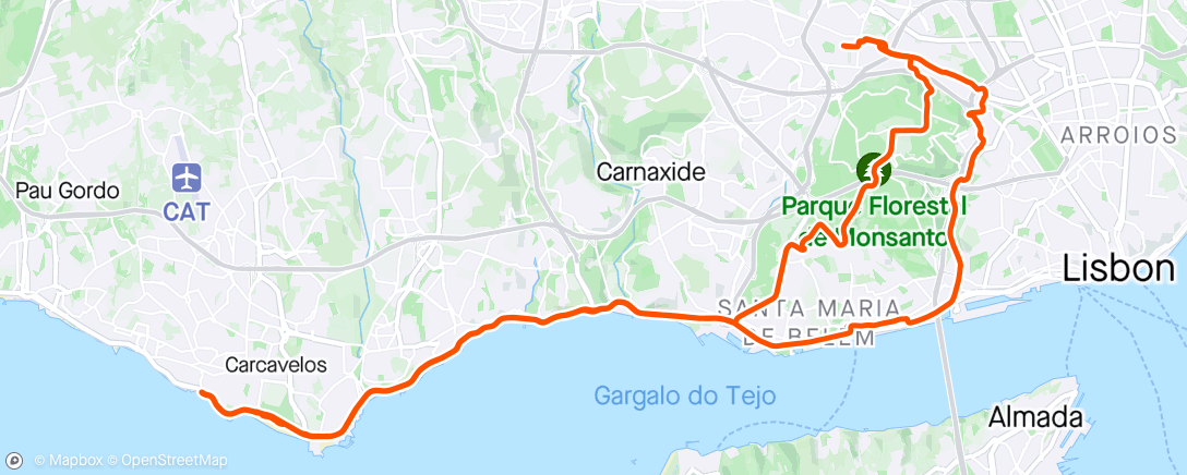 Map of the activity, Marginal sem carros!