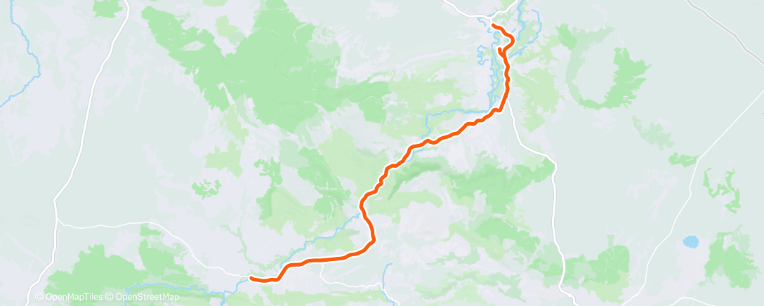 Map of the activity, Bicicleta por la mañana