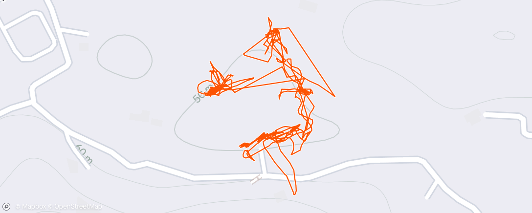 Map of the activity, Afternoon Walk