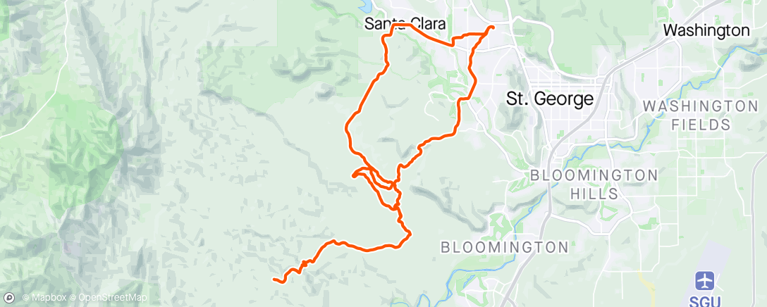 Map of the activity, Another ride perfect day