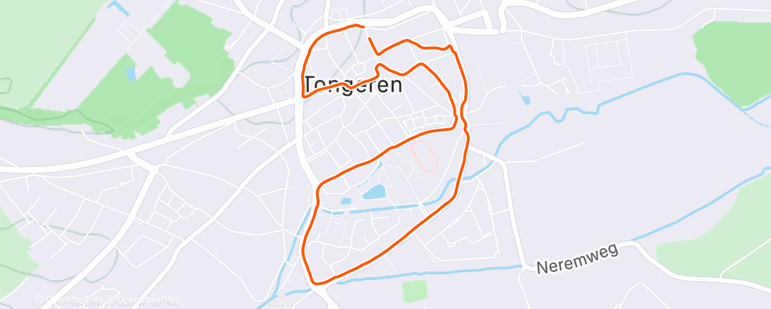 Карта физической активности (Lunch Run)