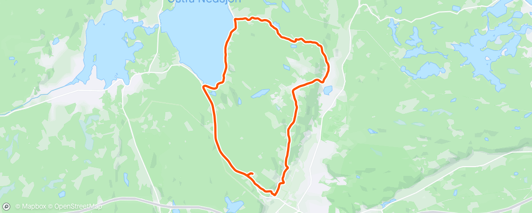 Map of the activity, 🌞 A warm Easy run in the hills