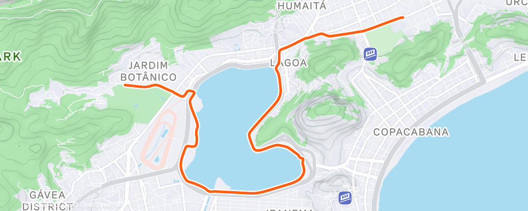 Карта физической активности (Pedalada matinal)