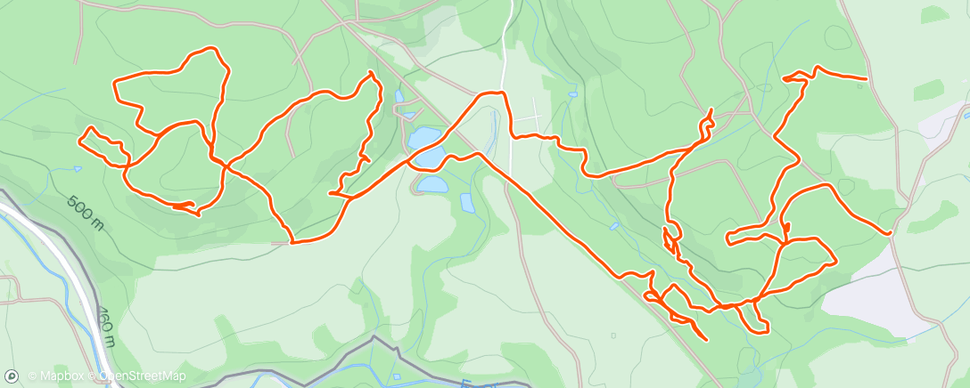 Map of the activity, first SKI-O of the season…