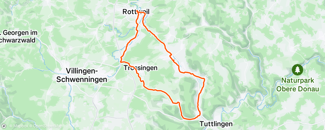 Map of the activity, Fahrt am Nachmittag