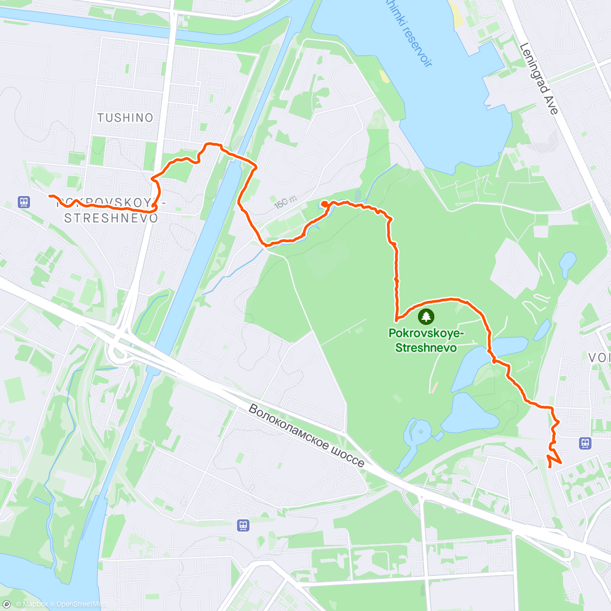 Map of the activity, Курва