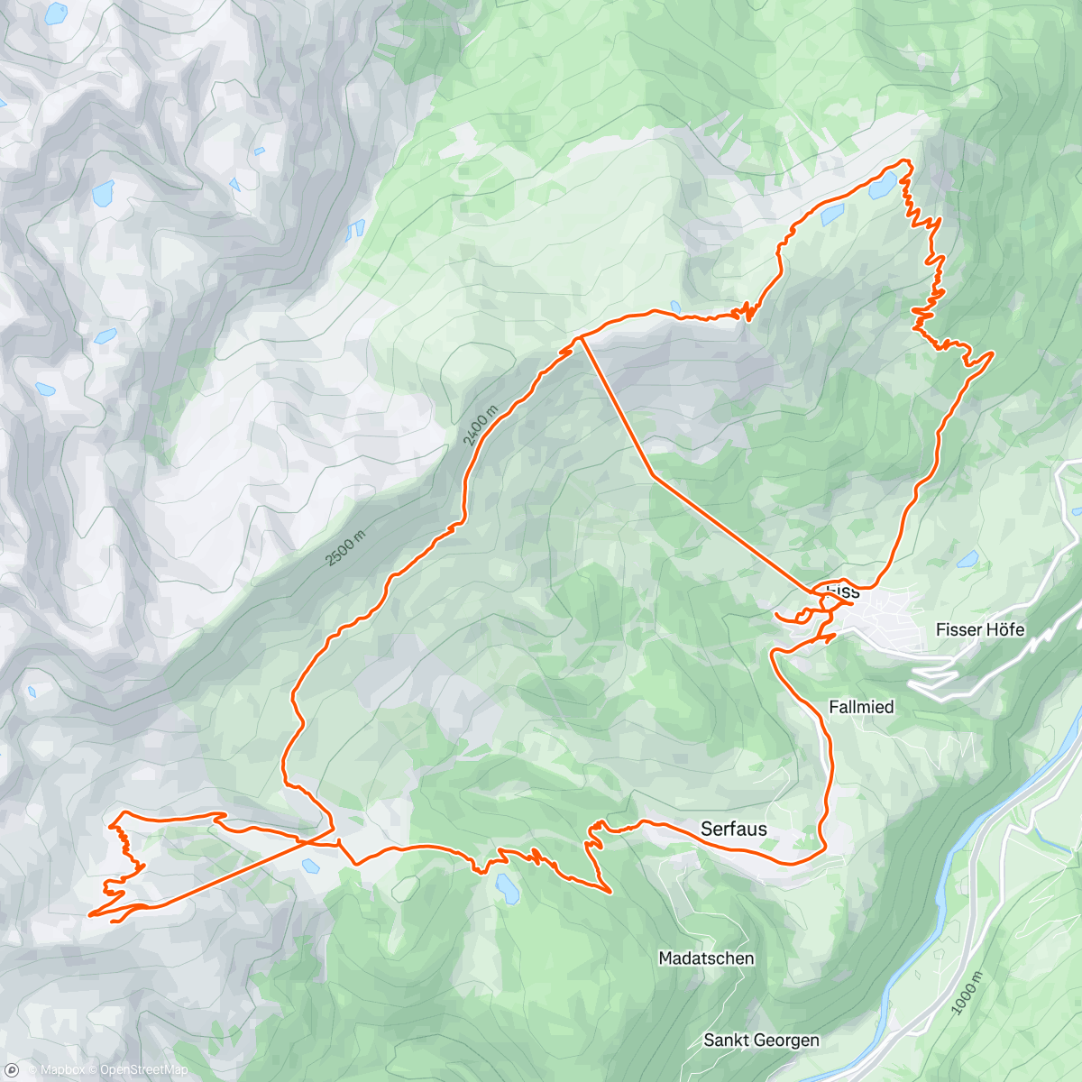 Map of the activity, Die Naturtrails erkundet 😊 machen auf jeden Fall mehr Laune, wie der Bikepark