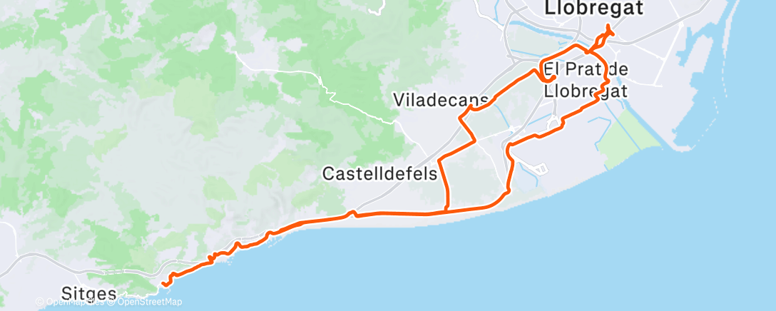 Карта физической активности (Morning Ride)