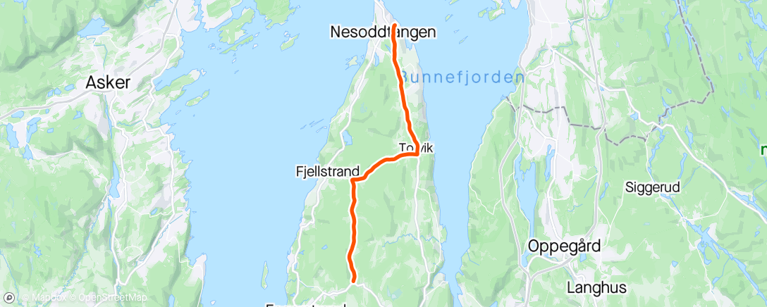 Map of the activity, Teigen tur-retur